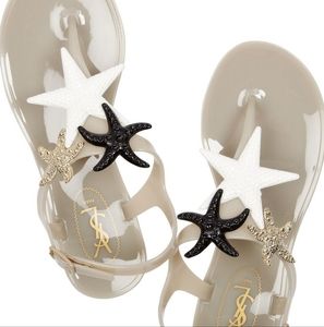ysl jelly sandals